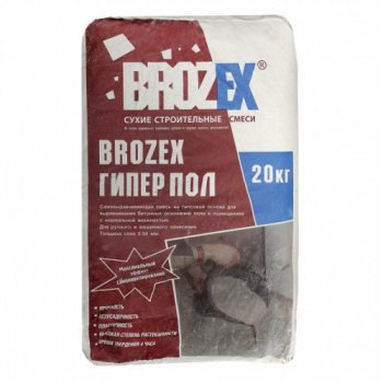 Ровнитель Брозекс Гипер пол гипс 20 кг в Екатеринбурге - xn----ttbein.xn--p1ai