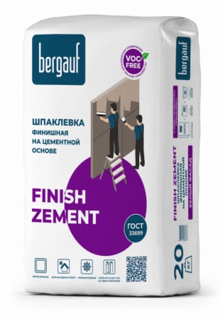 Шпатлевка Финиш Цемент 20 кг Бергауф в Екатеринбурге - xn----ttbein.xn--p1ai
